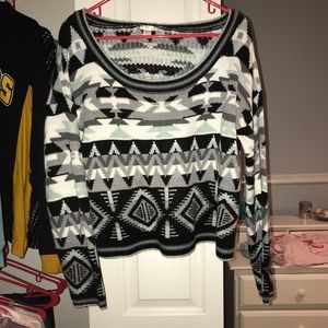 Tribal print sweater